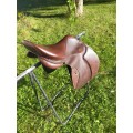 selle cuir fouganza 17,5"