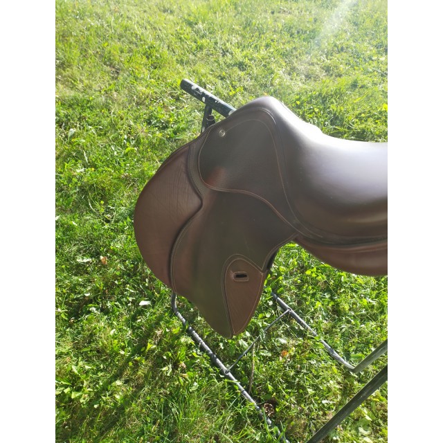 selle cuir fouganza 17,5"
