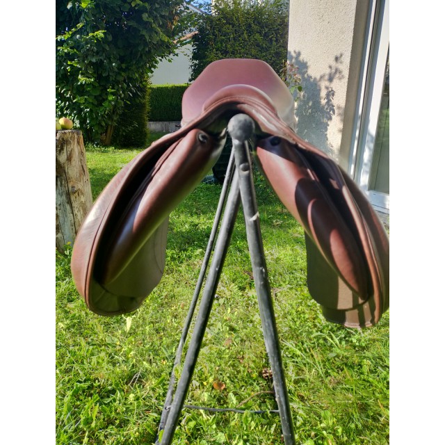 selle cuir fouganza 17,5"