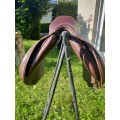 selle cuir fouganza 17,5"