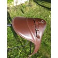 selle cuir fouganza 17,5"