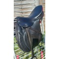 Selle mixte à tendance CSO Seltarn (Stubben) Tramontane 17,5" cuir brun havane