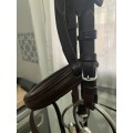 Bridon cuir marron cob