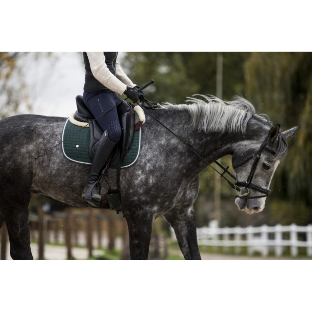 Tapis dressage vert sapin