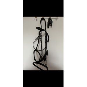 Bridon avec montants et mors releveur