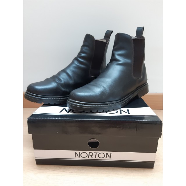 Boots NORTON cuir Brun 44