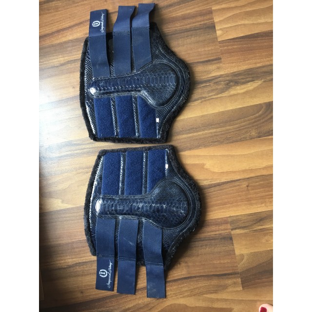 Guêtres de dressage Impérial riding croco bleu