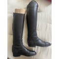 Bottes en cuir noir Joel Albert