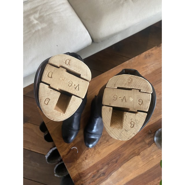 Bottes en cuir noir Joel Albert