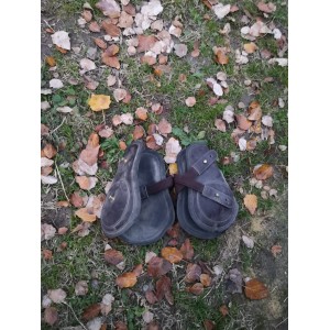 ENSEMBLE GUÊTRES ET PROTÈGES BOULETS MARRONJUMPTEC TAILLE CHEVAL