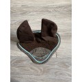 Bonnet marron taille poney