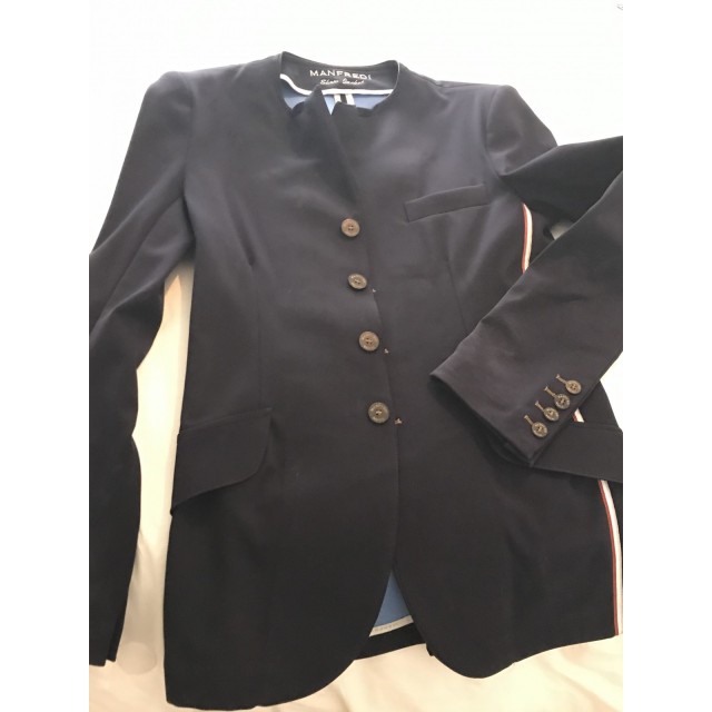 Veste Manfredi bleu marine.