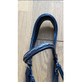 Bridon cuir muserolle croisée