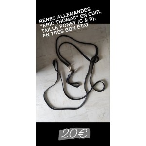 Rênes allemandes poney