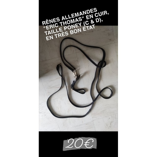 Rênes allemandes poney