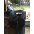 Selle en cuir marron