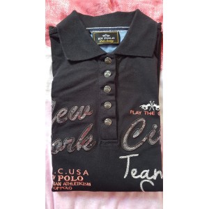 Polo ML femme CALI black