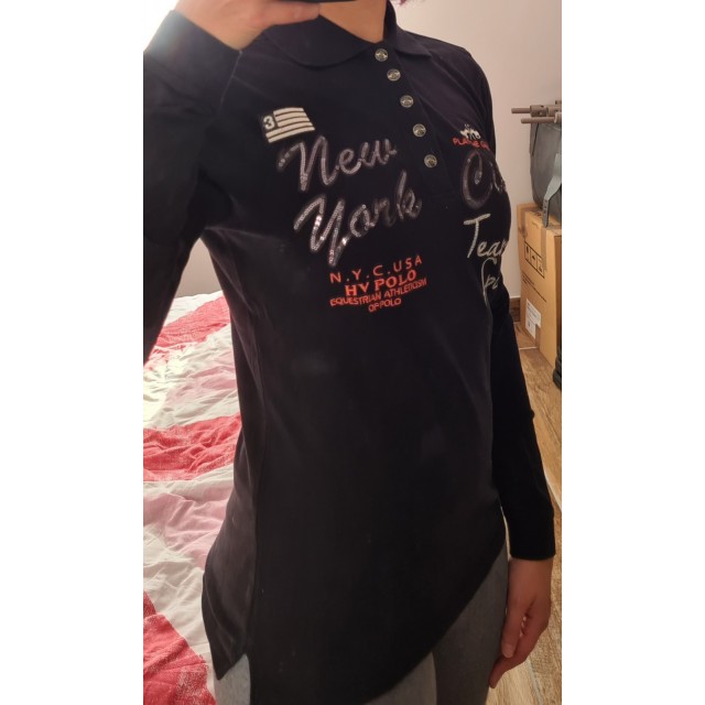 Polo ML femme CALI black