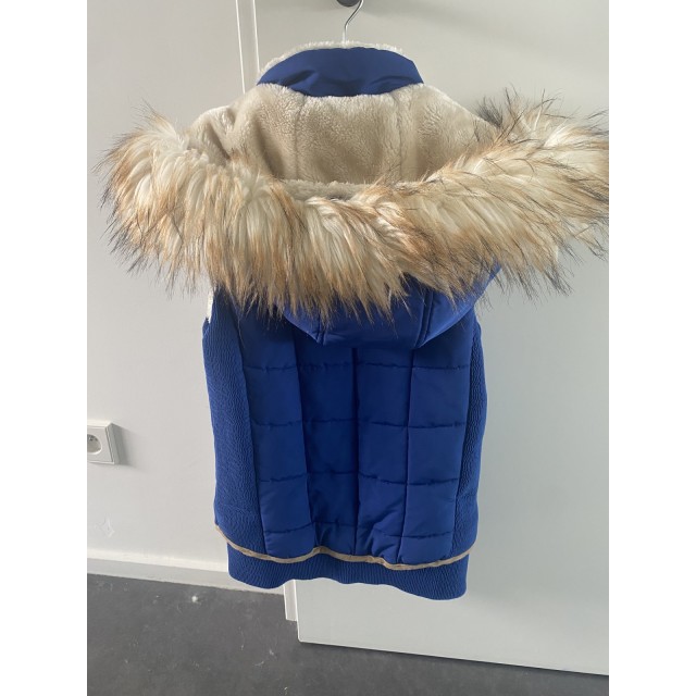 Doudoune sans manche modèle Roger- bleu roi