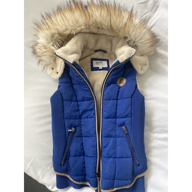 Doudoune sans manche modèle Roger- bleu roi