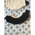 Guêtres et cloches moumoute
