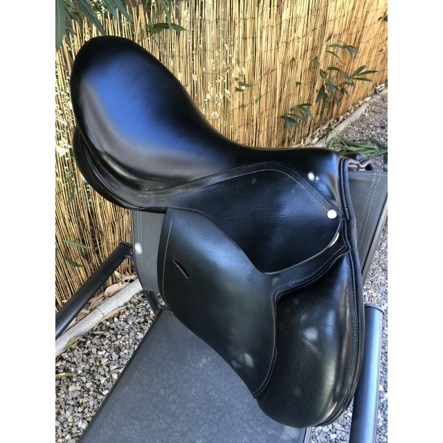 Selle mixte cuir fouganza