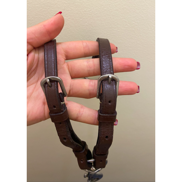 Martingale marron - taille cheval.