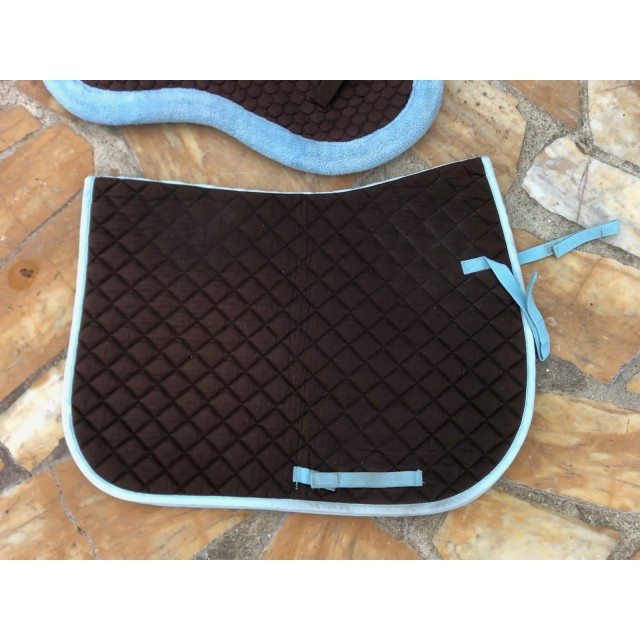 Tapis + amortisseur marron et bleu ciel
