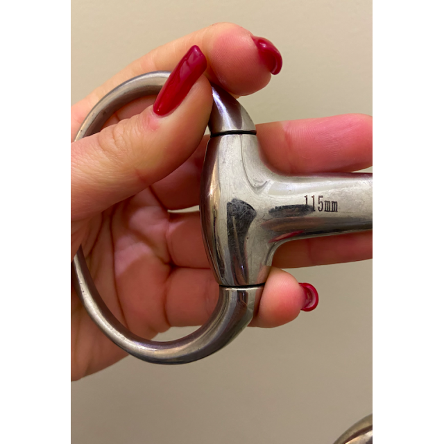 Mors à olive, simple brisure.