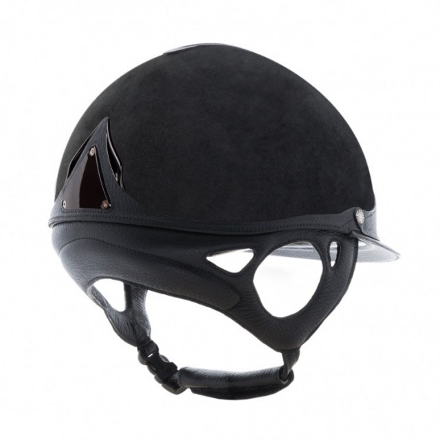 Casque Antares Neuf cuir alcantara Noir