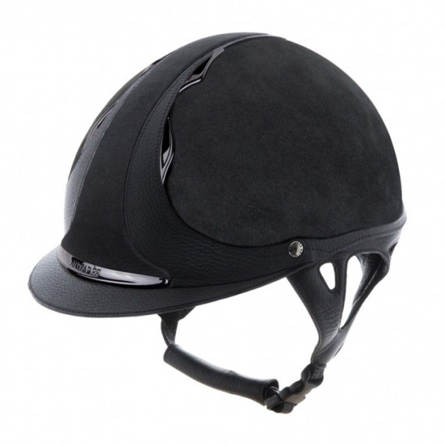 Casque Antares Neuf cuir alcantara Noir