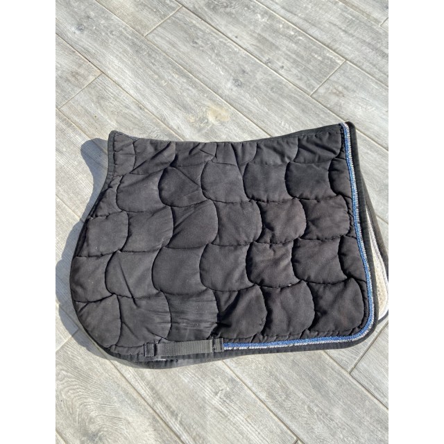 Tapis Anna Scarpati noir argent bleu