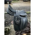 Selle dressage 18 pouces tekna