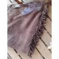 Vend d occasion chaps western a franges en cuir