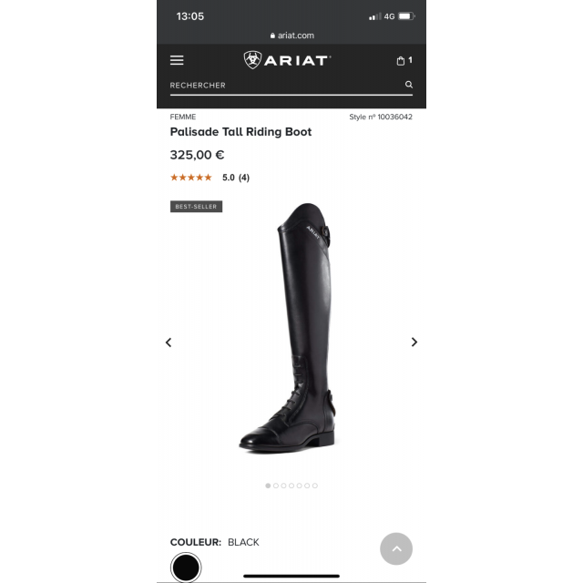 Bottes palisade Ariat