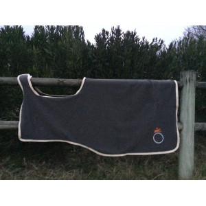 Couvre rein polaire Fouganza taupe 145cm