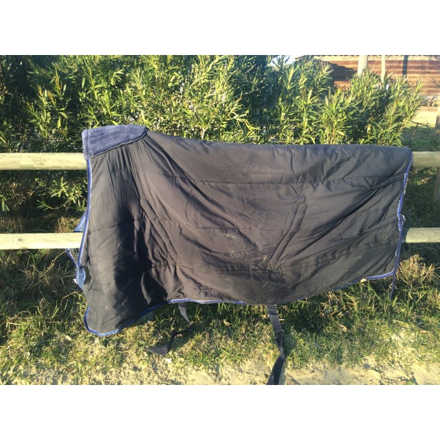 Couverture 400g bleu marine Equit'M 145cm