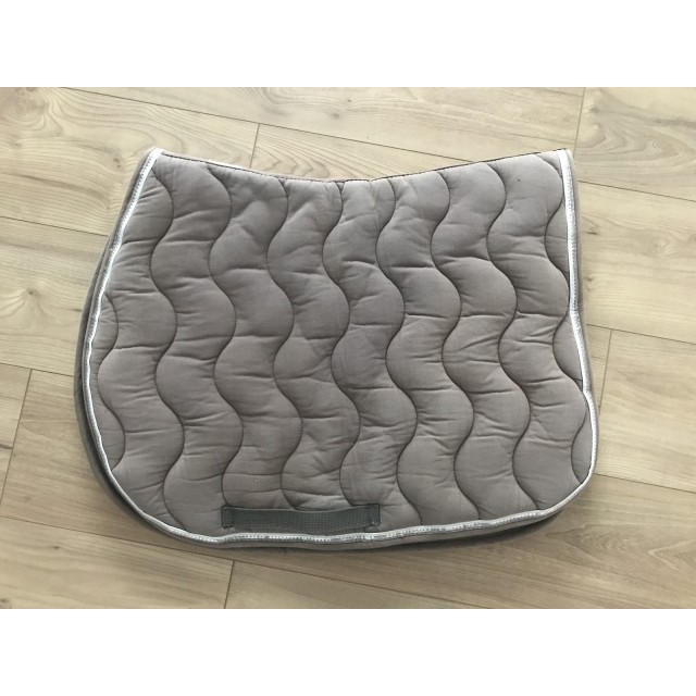 Tapis+bonnet equitheme beige et gris