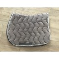 Tapis+bonnet equitheme beige et gris