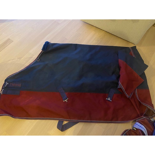 Equithème 450g - bleu/bordeau