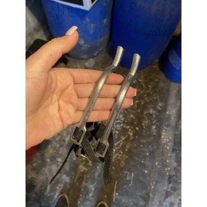 Éperons 2cm bouts carré