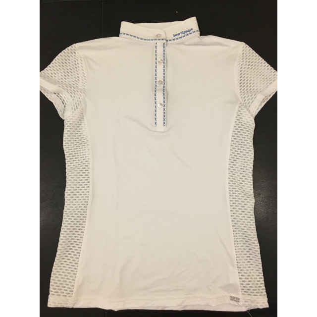 Polo Sarm Hippique blanc et bleu