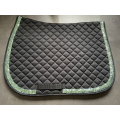 Lot tapis, bonnet, bandes vert d'eau/noir