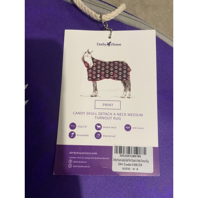 Couverture originale derby house 200g 85cm