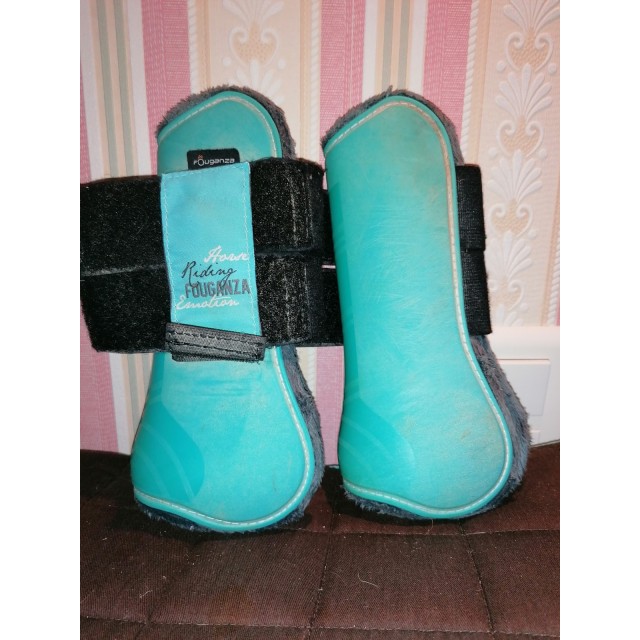 Guêtres bleu T. Cheval