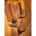 bottines+mini chaps camel