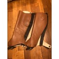 bottines+mini chaps camel