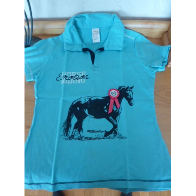 T-shirt polo FOUGANZA Horse emotion riding