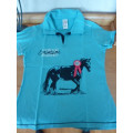 T-shirt polo FOUGANZA Horse emotion riding