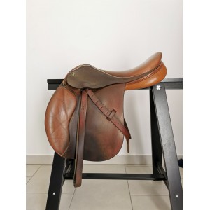 Vente selle mixte cuir marron 17''